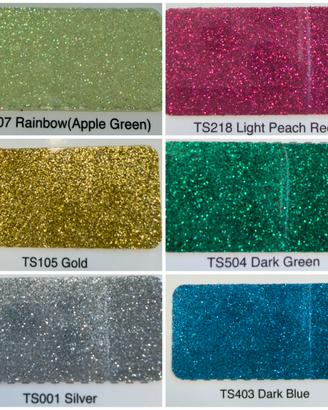 Glitter colorati decorazioni e altro