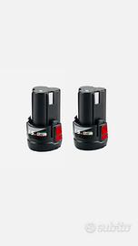 2 batterie 12v 2,5a Parkside Nuove