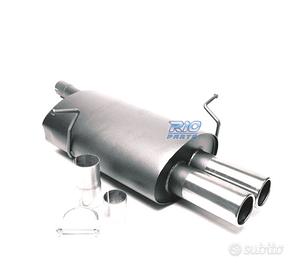 SILENZIATORE DI SCARICO PER BMW SERIE 3 E46 1998-2