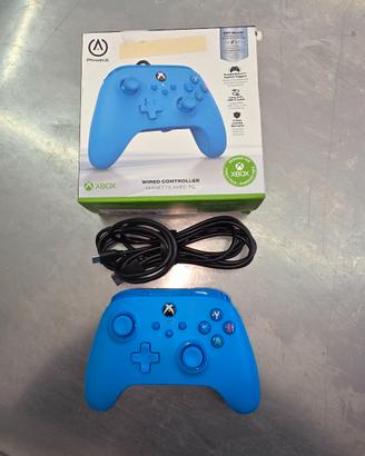 PowerA Controller cablato Xbox Series X|S - Blu,