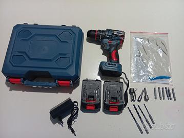 Trapano a batteria a Percussione motore Brushless 