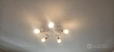 Lampadario lampadine incluse