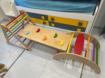 Arrampicata bambini montessori