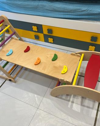Arrampicata bambini montessori