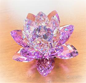 Swarovski, ninfea WATERLILY VIOLET SMALL