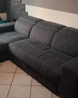 divano letto con penisola