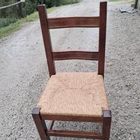 8 sedie legno massello come nuove