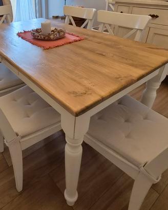Tavolo da cucina vintage  + 6 sedie