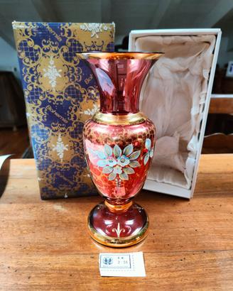 VASO CRISTALLO DI BOHEMIA