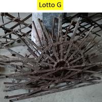 Inferriate e branda in ferro battuto - lotti G H I