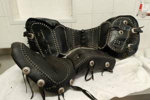 Sella softail 1340 Harley + borse bisacca vintage