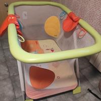 box bimbi + seggiolino da tavolo