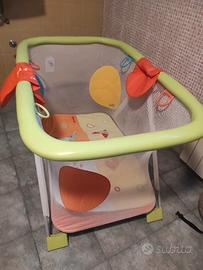 box bimbi + seggiolino da tavolo