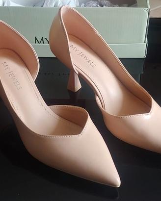 Scarpe eleganti beige/rosa chiaro