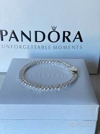 Pandora Bracciale Catena maglia Cubana Pavè