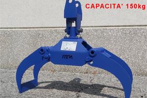 Pinza legna IPL700 con staffa a doppio snodo