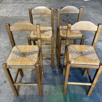 Sgabelli in legno