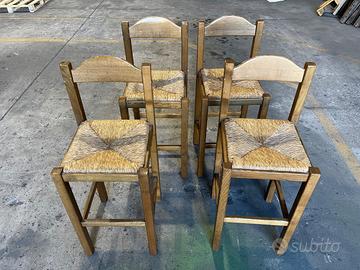 Sgabelli in legno