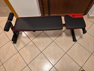 panca reclinabile e manubri 20kg decathlon 