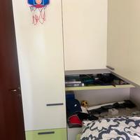 Cameretta Angolare Moretti Compact già smontata