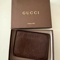 Portafoglio GUCCI pelle Guccissima
