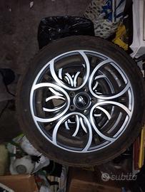 Cerchi lega leggera OZ 18 pollici + gomme termiche