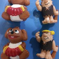 MUPPETS,FLINSTONES 1985 personaggi dipinti a mano,