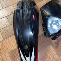 parafango mascherina e faro a led beta 50 motard