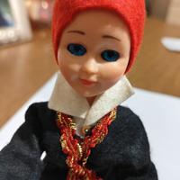 Bambola in costume tradizionale sardo tipo Lenci