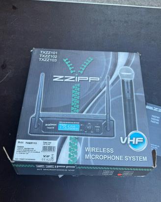Radiomicrofono Professionale Doppia Antenna ZZIPP