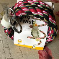 Posatoio corda per pappagalli