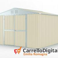 Box struttura lamiera Acciaio 327x307 avorio