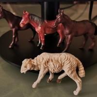 Presepe - Pecora + Tre di Cavalli 