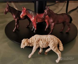 Presepe - Pecora + Tre di Cavalli 