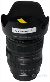 Ottica Canon 24-105MM 1/4 L IS USM MACRO