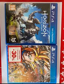 Dragon Ball Fighterz e Horizon Zero Dawn