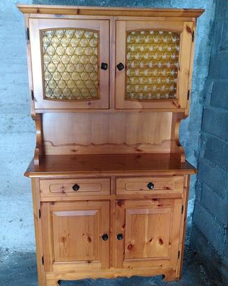 Credenza in legno, stile tirolese