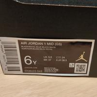Nike air Jordan  1 Mid tg 38.5