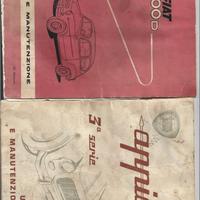 libretti uso e manutenzione auto storiche