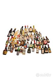 Lotto bottiglie mignon vintage 