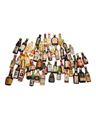 Lotto bottiglie mignon vintage 