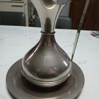 Set Brocca e Piatto Placcato argento 1000