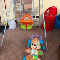 Altalena bimbi e compreso con carello primi passi