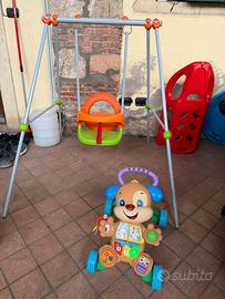 Altalena bimbi e compreso con carello primi passi
