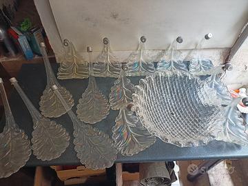 Lotto pezzi per lampadario Murano anni 40-50-60