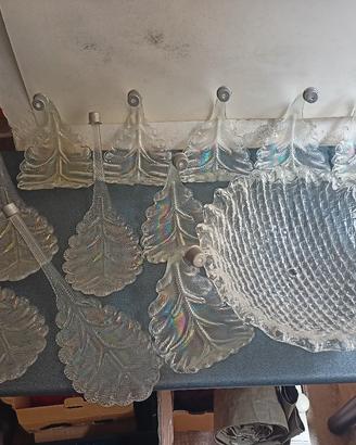 Lotto pezzi per lampadario Murano anni 40-50-60