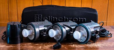 Kit 3 Flash da Studio Elinchrom D-Lite RX 4