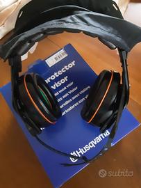 Cuffie con visiera Husqvarna