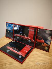 Set 4 Quadretti Alfa Romeo 35x50 con cornice rossa