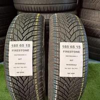 2 gomme 185 65 15 FIRESTONE INV RIF2026